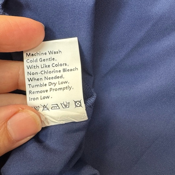 Prettygarden. Blue Midi Shirt Dress with Belt - Picture 7 of 10